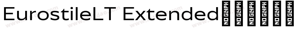 EurostileLT Extended字体转换